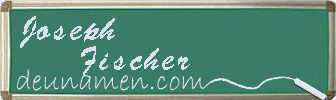 Joseph Fischer Visitenkarte
